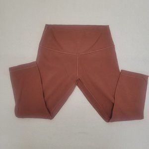 Lululemon Align Crop size 10 Rustic Clay